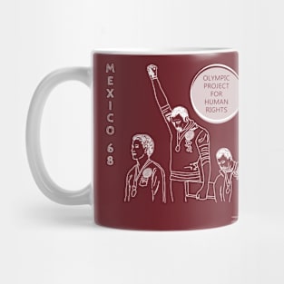 MEXICO 68 - Black Power - DARK BG Mug